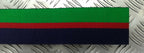RADC Royal Army Dental Corps Green Red Navy Stable Belt Material 64mm