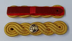 Major Shoulder Cords Ceremonial Wire Cord Shoulder Epaulettes & Rank Pips