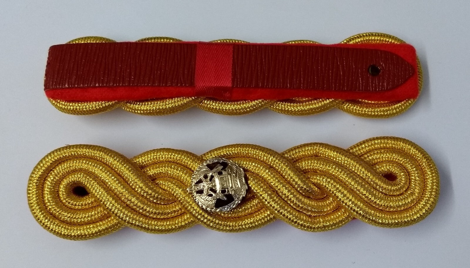 Major Shoulder Cords Ceremonial Wire Cord Shoulder Epaulettes & Rank Pips