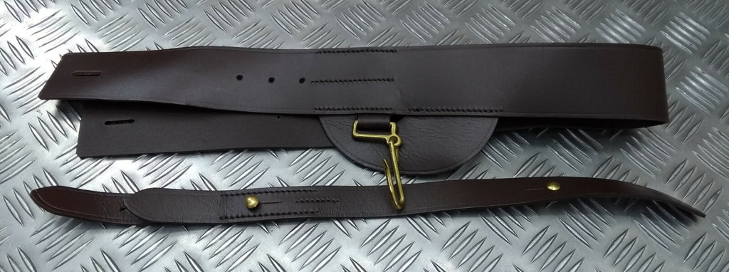 Belt Parts British Style Brown Lo sheen Matt Unissued