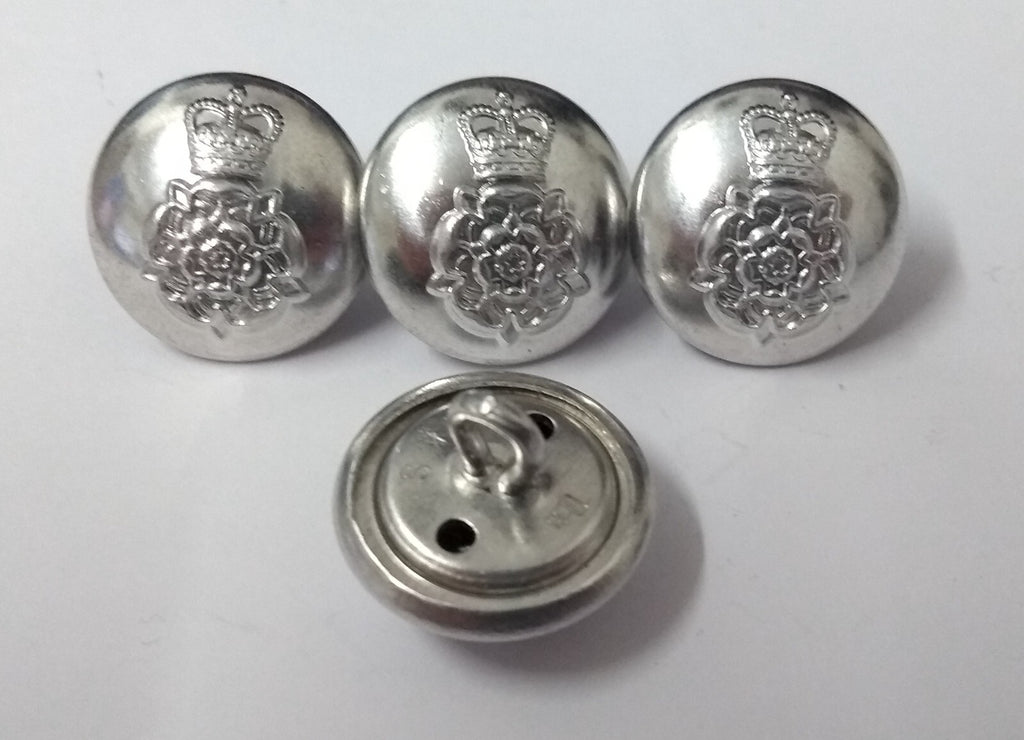 Intelligence Corps Buttons Service Dress Silver Subdued No1 / No2 Issue - NEW