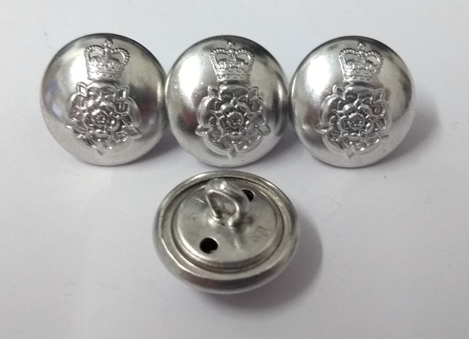 Intelligence Corps Buttons Service Dress Silver Subdued No1 / No2 Issue - NEW