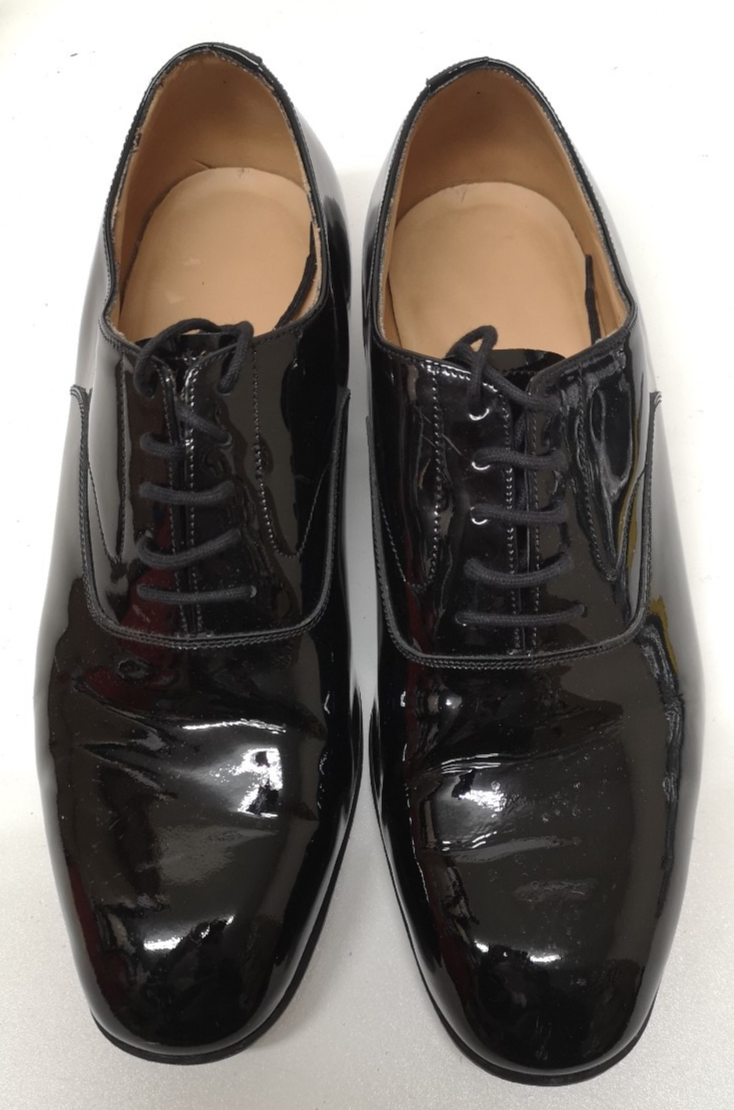 British Patent Leather Service Dress Shoe Size 8M
