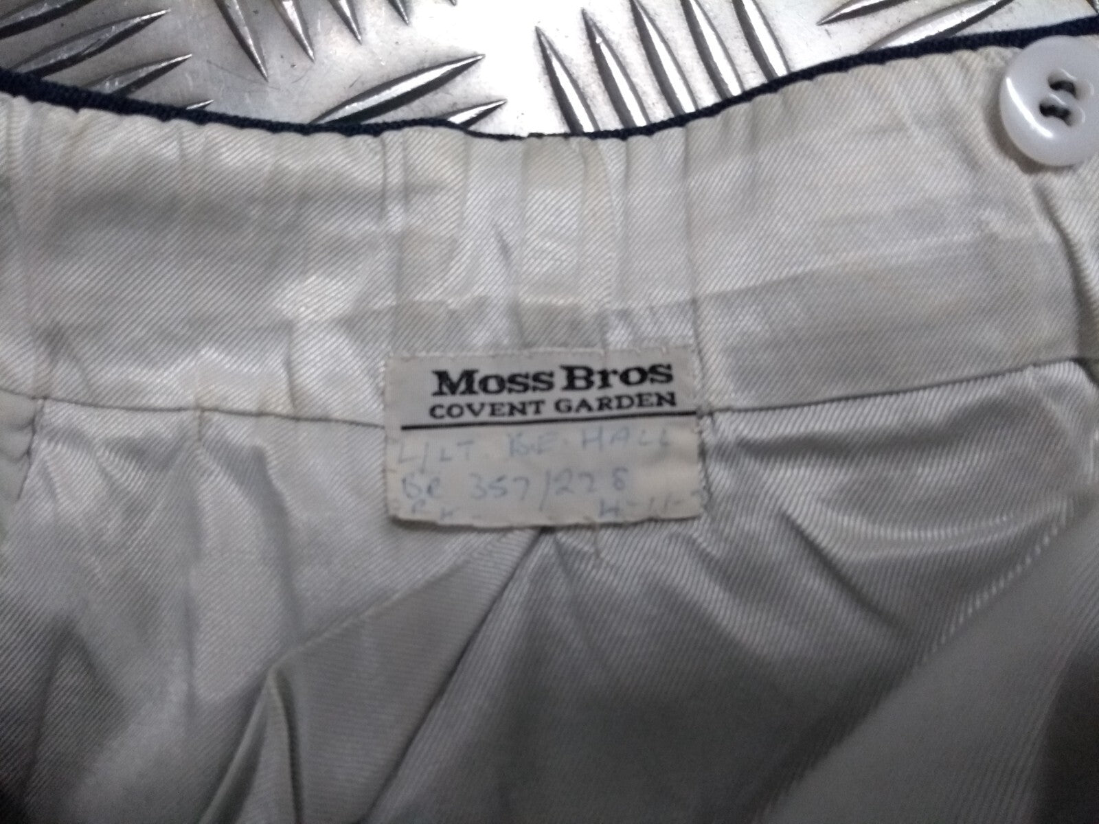 Vintage RAF Royal Air Force Trousers Blue Grey Colour Re-enactment Retro Clothing W31" L31"