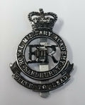 British Hat Badge RMAS BLK1
