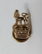 Genuine British Royal Marines RM Issue Hat Badge Decoration Lion & Crown