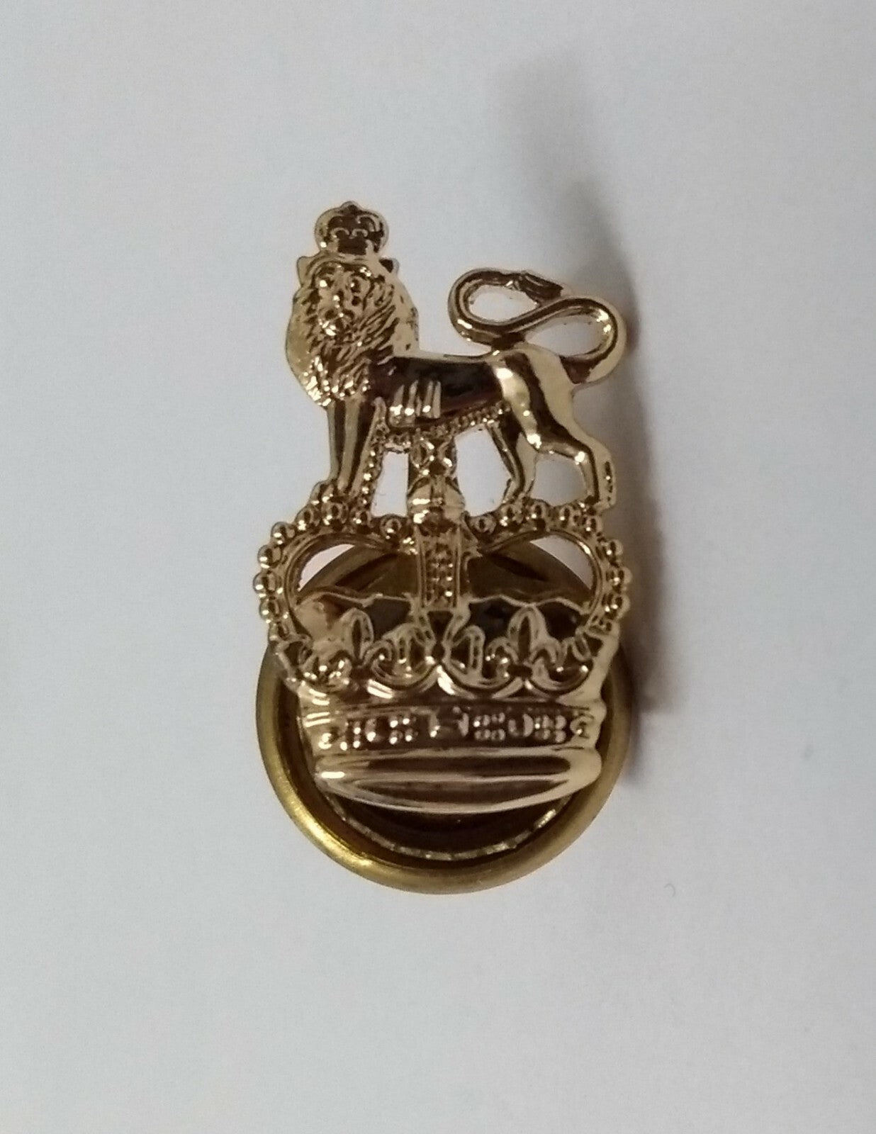 Genuine British Royal Marines RM Issue Hat Badge Decoration Lion & Crown