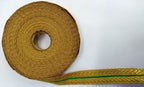 Gold & Green Cotton Metalised Polyester Lace Genuine British Made Issue