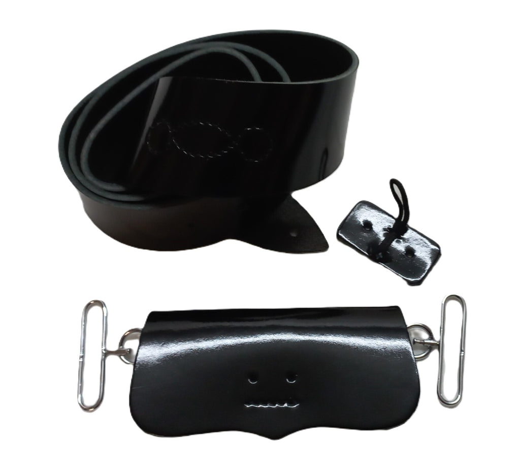 Cross Belt British Pattern Ceremonial Patent X Strap and Pouch S38