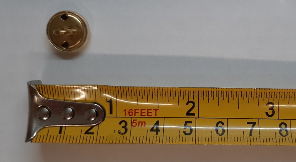 Insignia Hat Buttons Small Gold Coloured Ring Back With Large Crane Bird