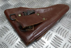Vintage Holster Leather Unknown Pistol Side Arm Holster Faulty