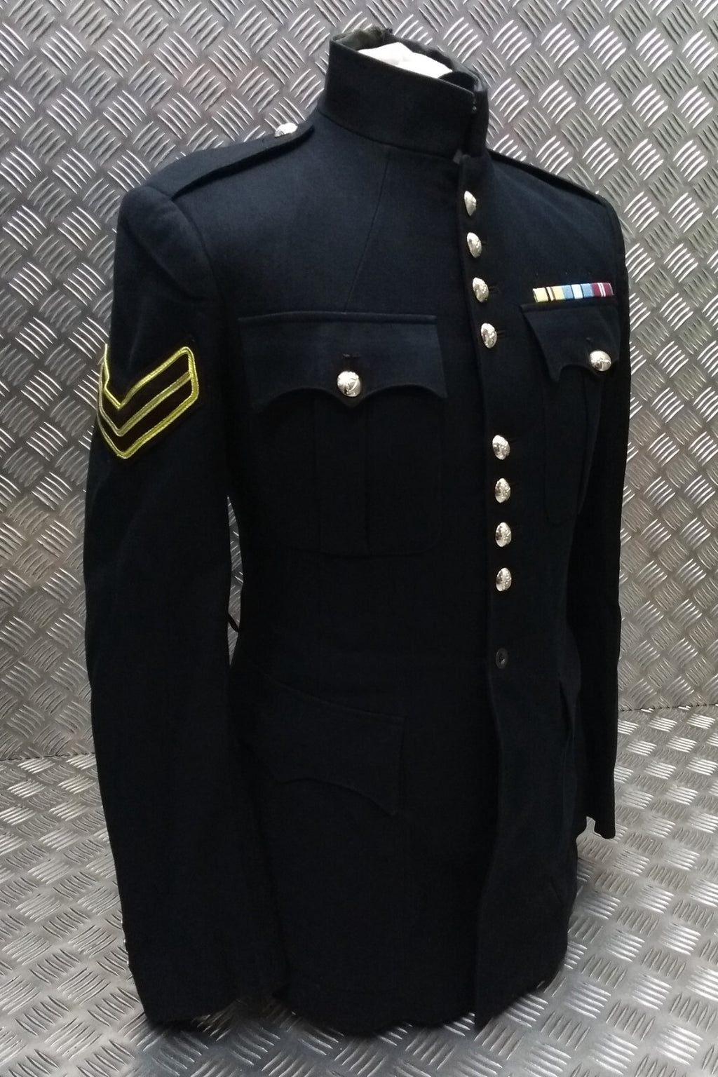 British Army Vintage No1 Irish Guards Dress Ceremonial Jacket Other Ranks Size 16 Faulty
