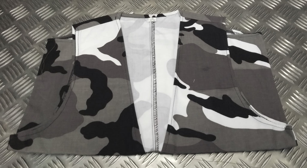Boys & Girls Lightweight Waistcoat Fancy Dress Camo Combat Army Soldier