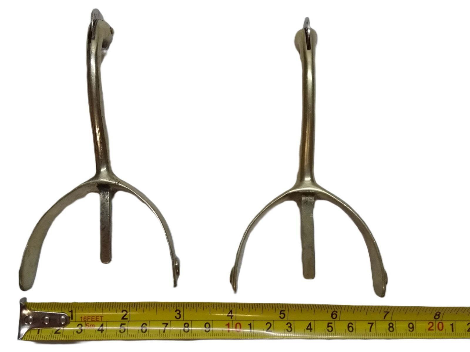 Swan Neck Spurs Long British Army / Officers & Soldiers Parade Boots