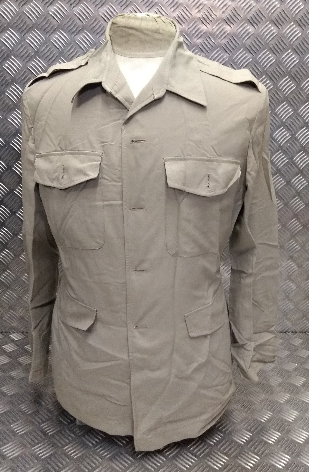 British Army No6 Jacket Dress / Tropical Jungle / No Buttons & Open Seam