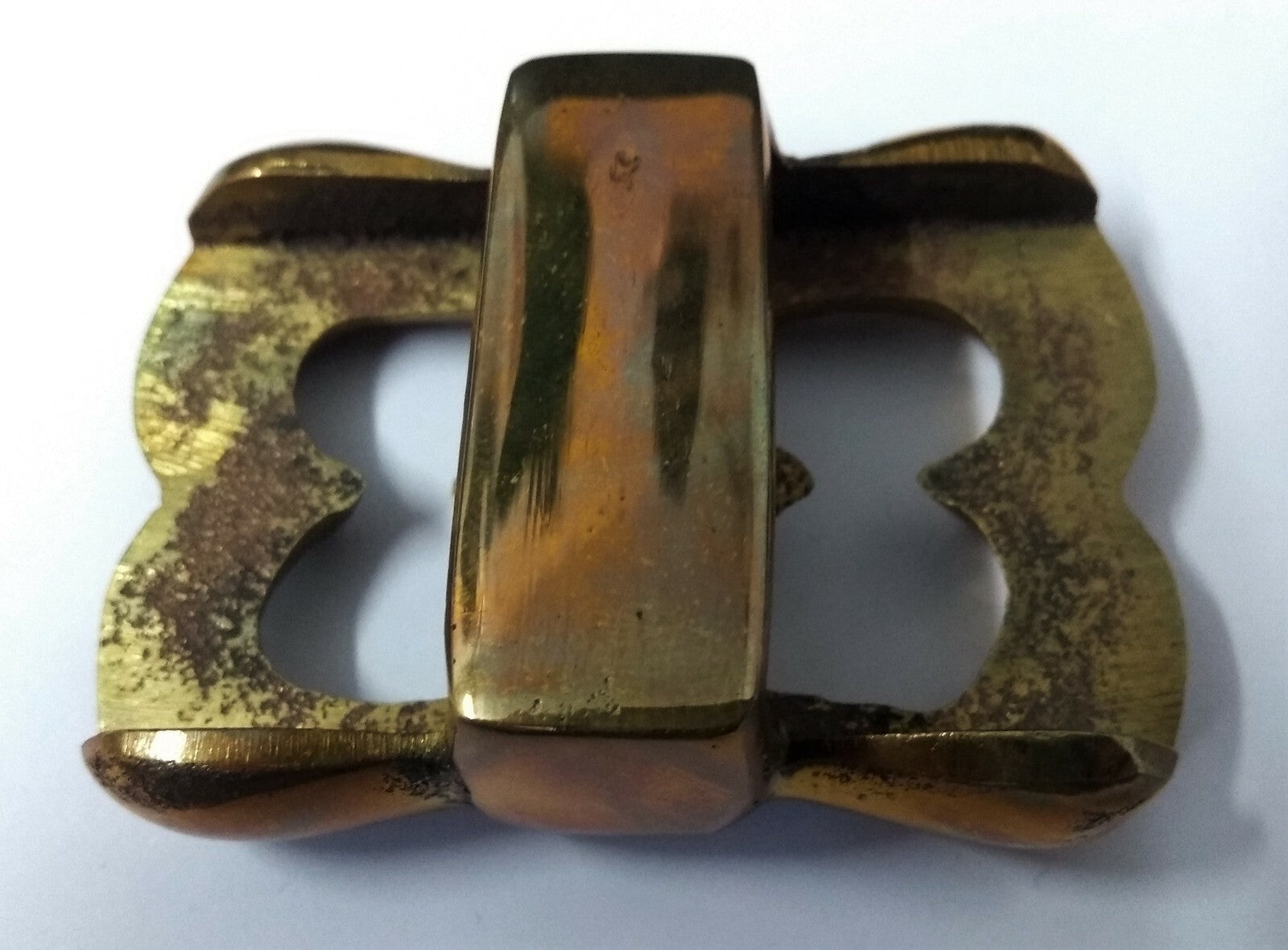 Vintage British Army Horse Guards H Cav Brass 1 1/2" Stirrup Ornament