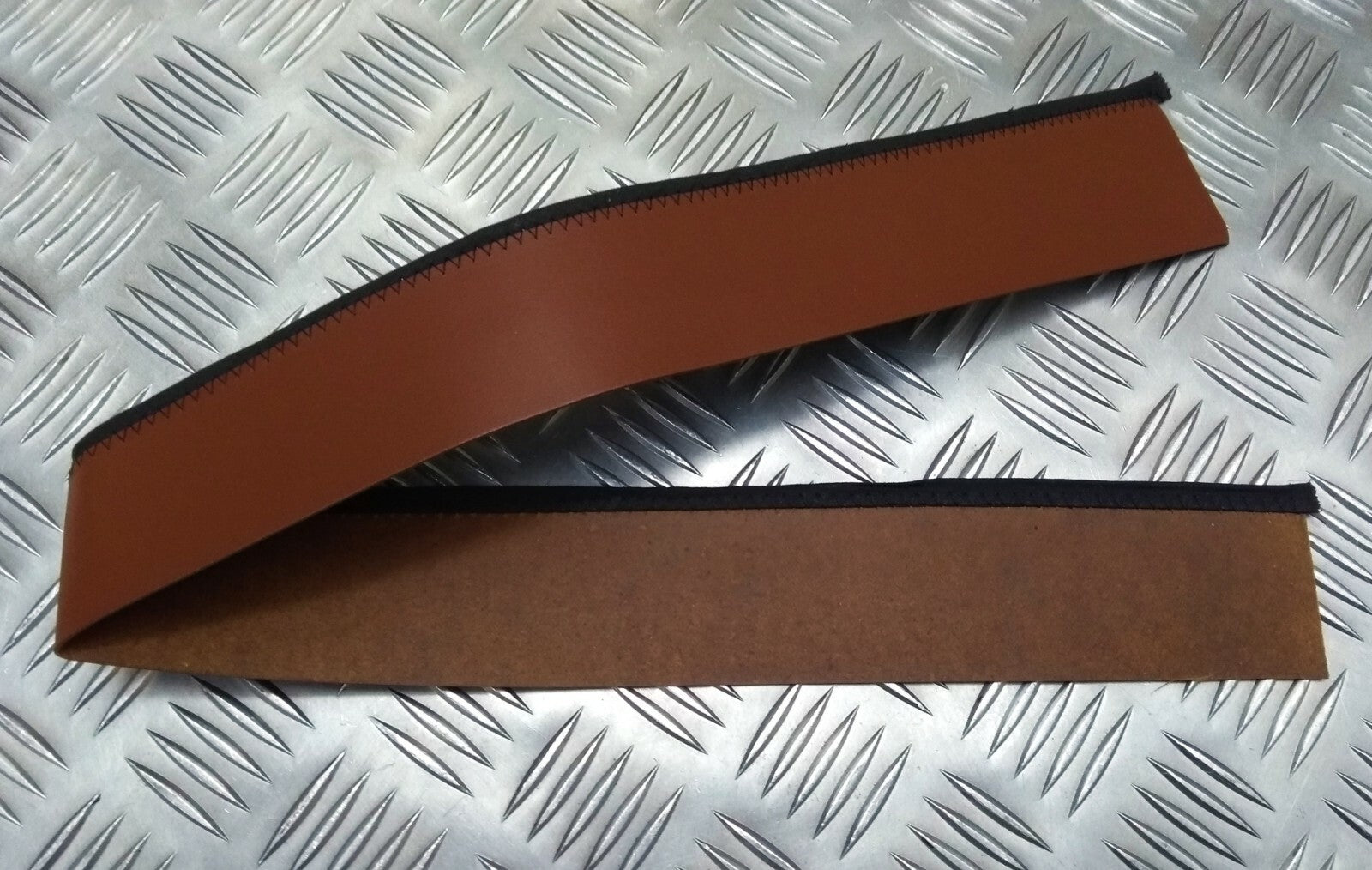 Genuine British Replacement Dress Hat 2" Split Leather Hatband