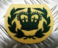 Genuine British Army Warrant Officer W/O WO Class 2 Patch / Badge Green / Maize
