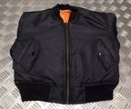RAF Kids Army Royal Air Force MA1 Flight Pilot Bomber Style Childrens Flying Jacket - NEW