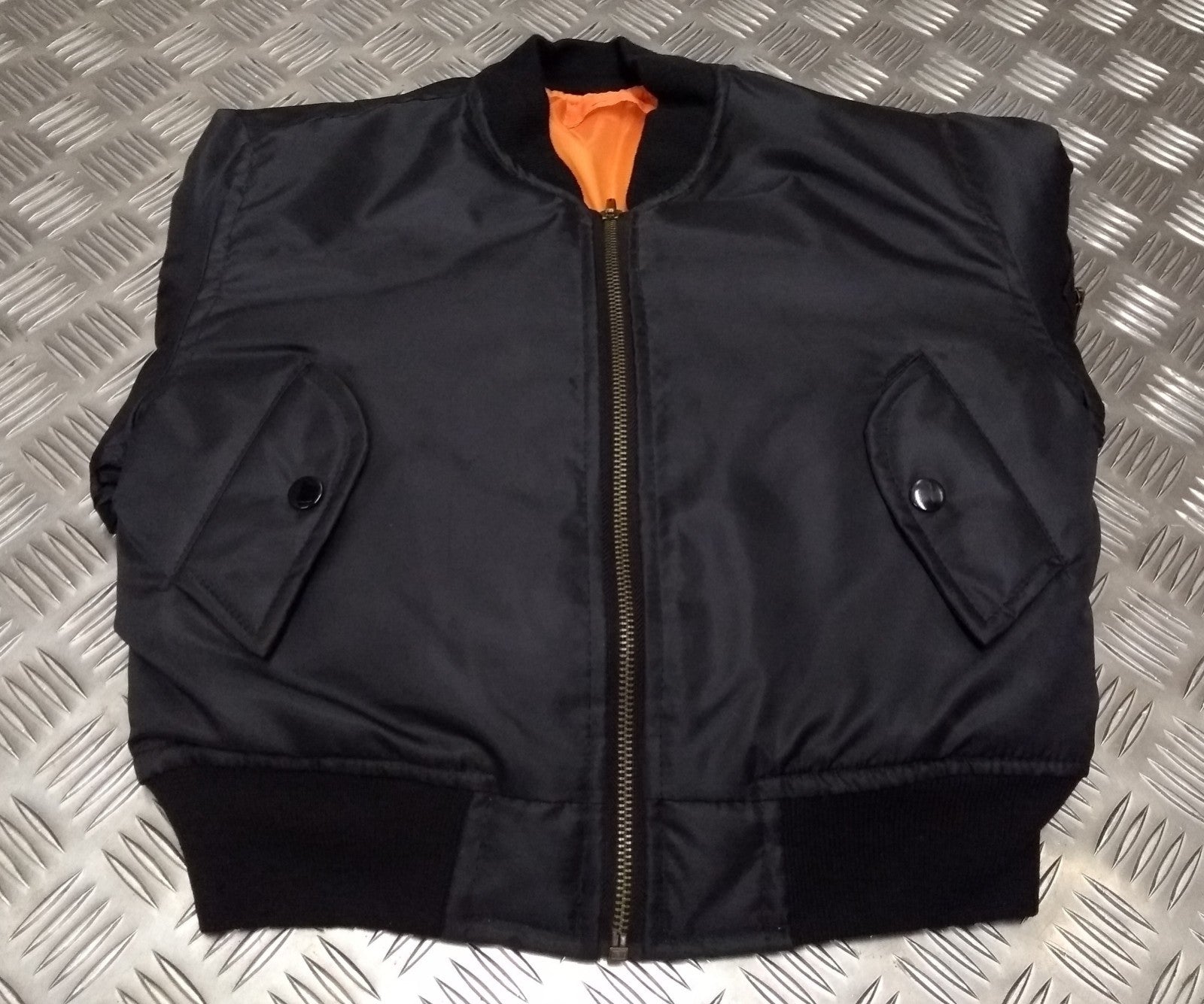 RAF Kids Army Royal Air Force MA1 Flight Pilot Bomber Style Childrens Flying Jacket - NEW