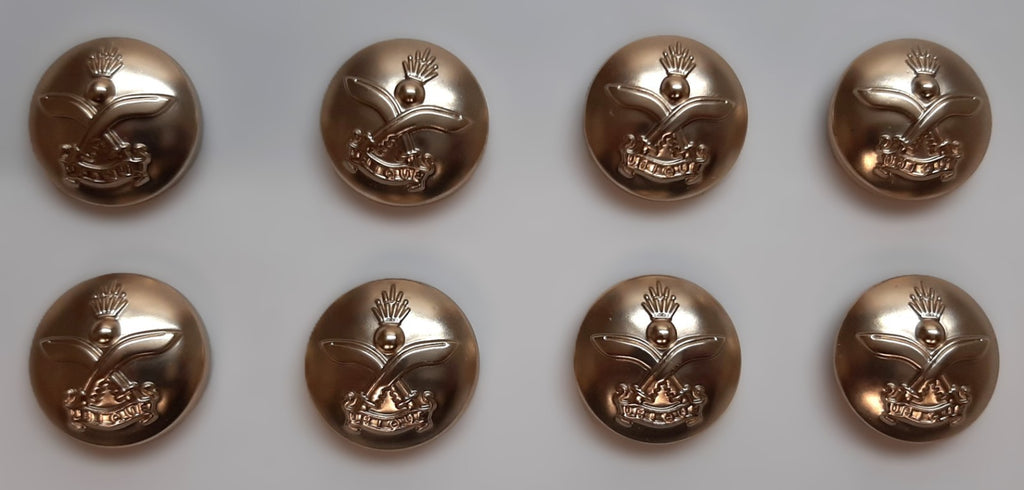 The Queens Gurkhas Engineers No2 Ring Back Button Set British Army Insignia O/R