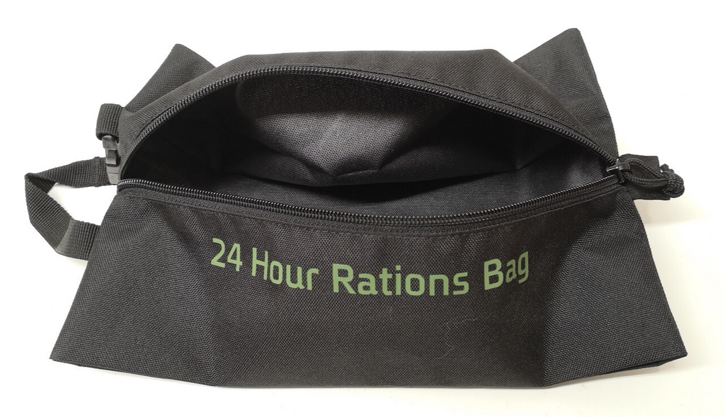 British Army Virtus 24hr Rations Carry Bag Stealth Black