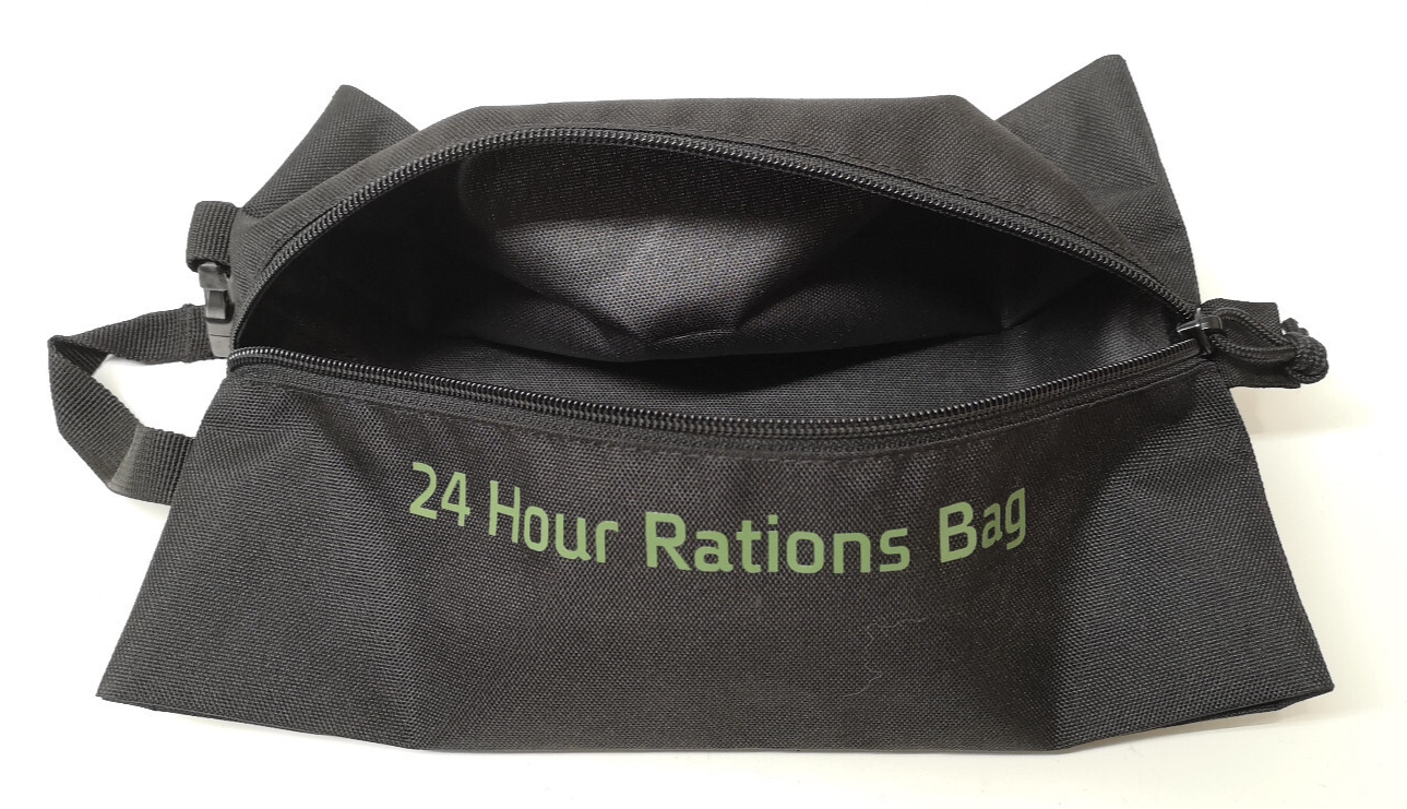 British Army Virtus 24hr Rations Carry Bag Stealth Black