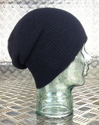 Genuine US Army Black Beanie Hat / Watch Cap 100% Wool - NEW
