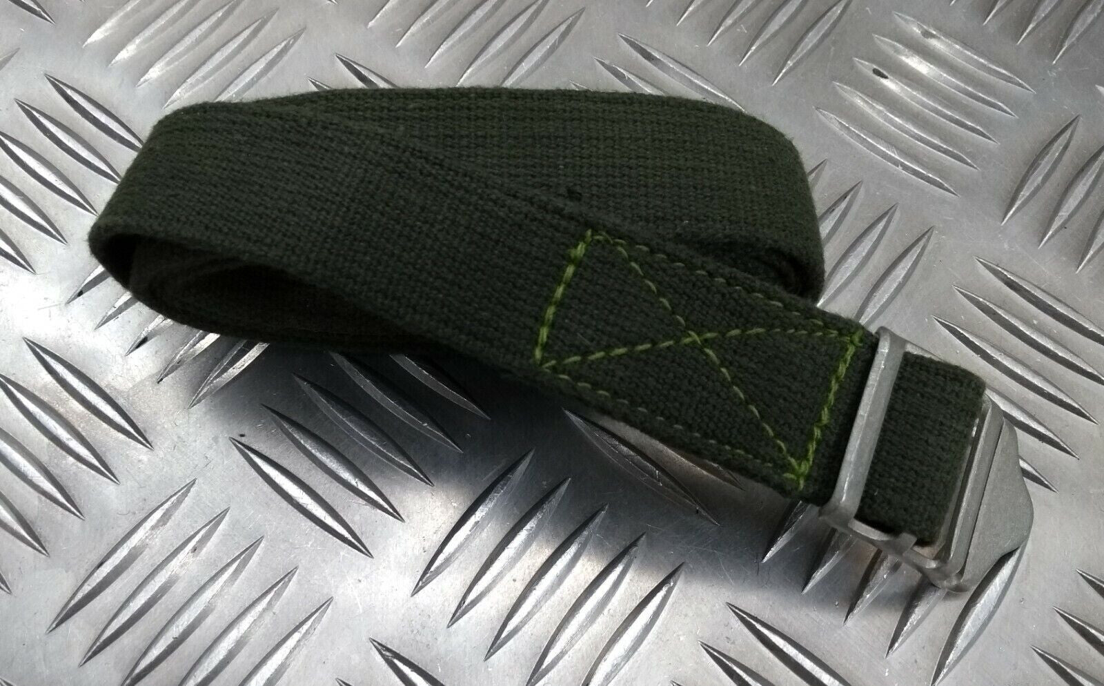 Vintage Issue Green Canvas Webbing Issued Utility Field Strap