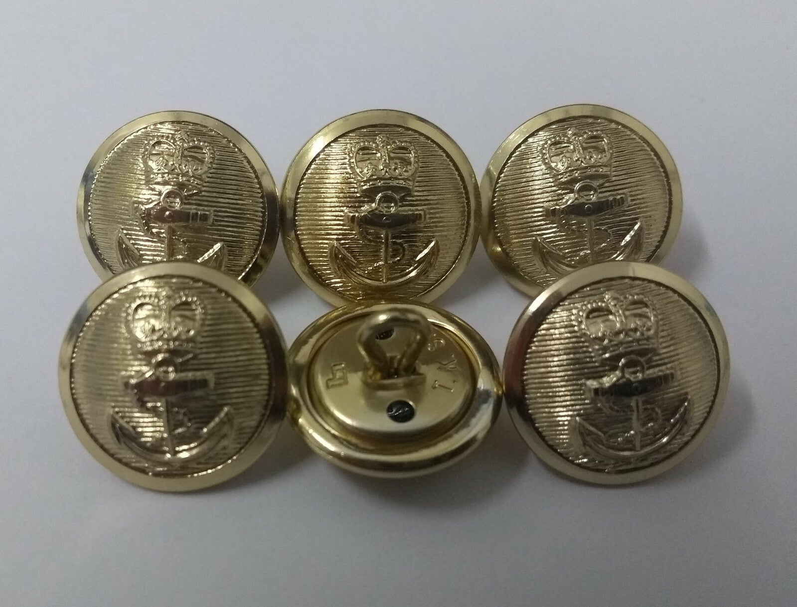 Genuine British Royal Navy Issue Senior Ratings Dress Buttons 30L x25 NEW ASBT48