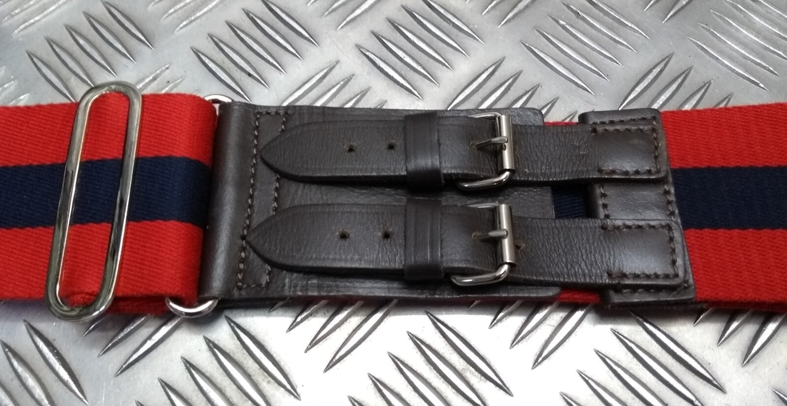 AGC Stable Belt Adjutant Corps With Double Leather Strap up to 41"