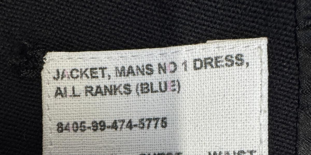 British Army No1 Dress Jacket + Belt All Ranks Blues British Size 176/100/84cm - NEW