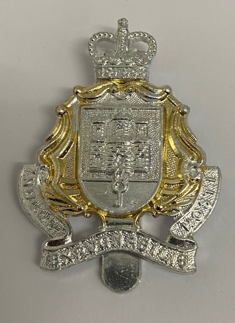 Royal Gibraltar Regiment Dress Hat Cap Badge Genuine British Army NEW