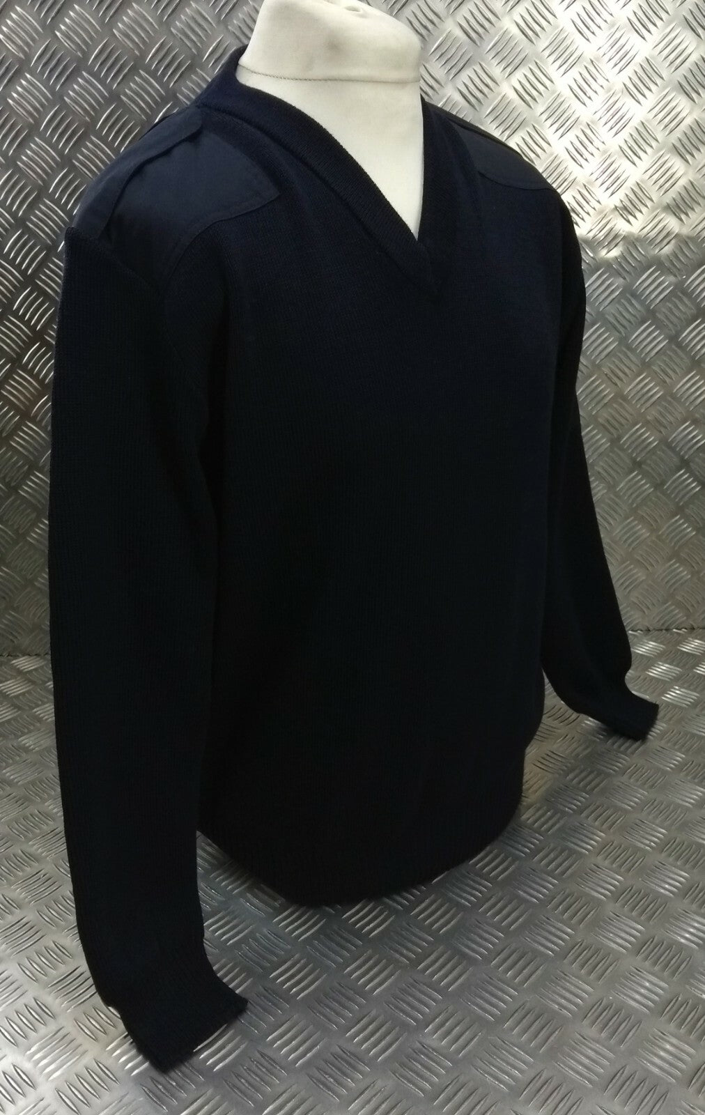 Genuine British Forces Specification Navy V Neck Uniform Pullover XX Large