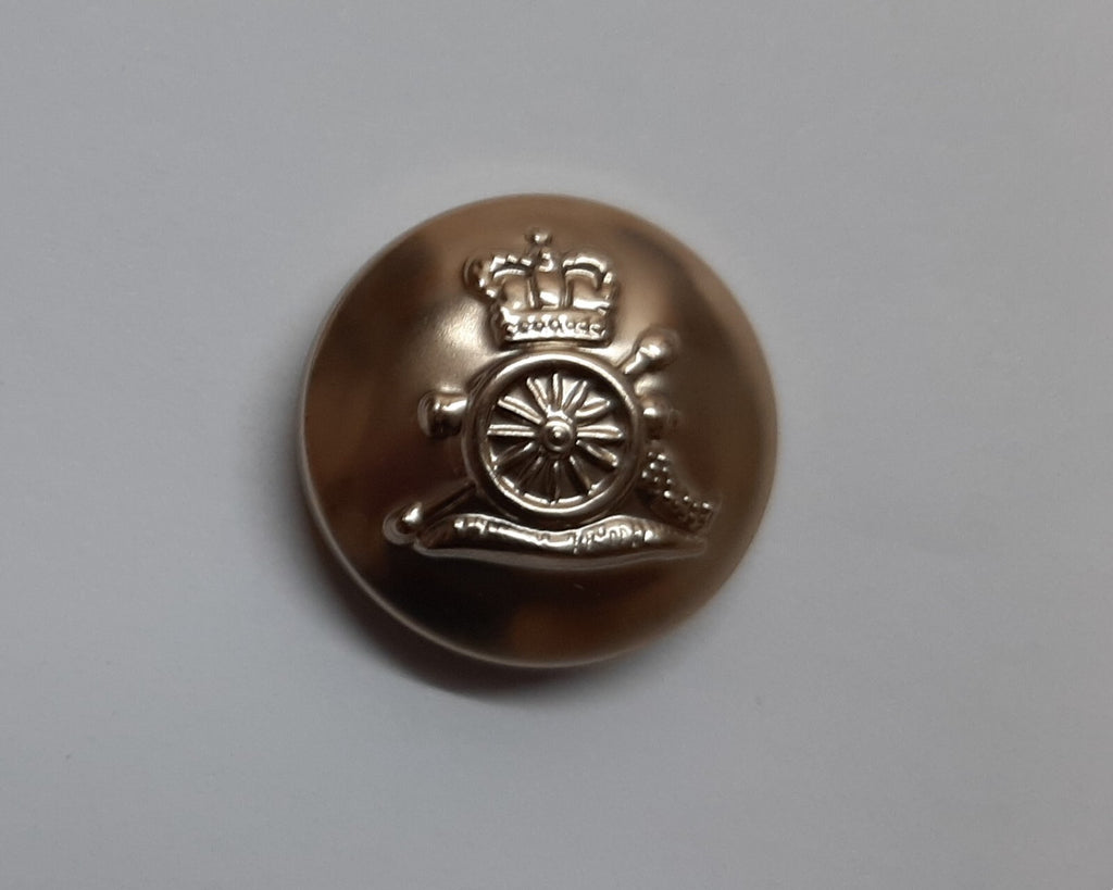 RA Dress Buttons 30L British Army Royal Artillery Cannon Insignia UBIQUE No1/2