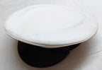 Genuine British Royal Navy Class 1 & 3 White Officer Cap / Dress Hat. Faulty