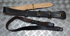 Sam Browne Brown Leather Belt & Shoulder Strap British Issue Dress