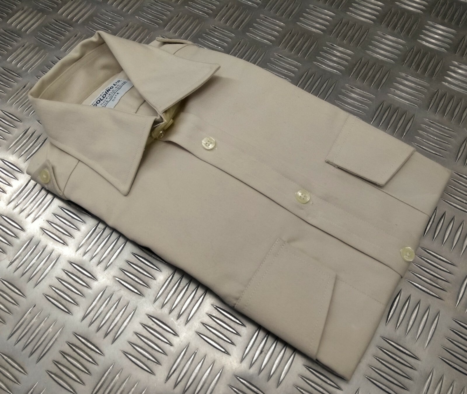 British Army Golding Shirt Made Standard Dress Issue Long Sleeve No2 14.5"