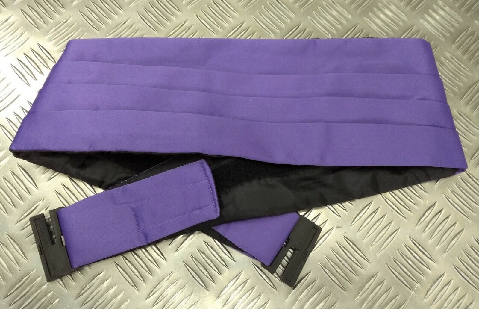Cummerbund & Bow Tie Set Purple Large Size Spec Officers Mess Dress