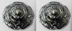 Helmet Rose Top Ornamental Decoration X 2 - NEW