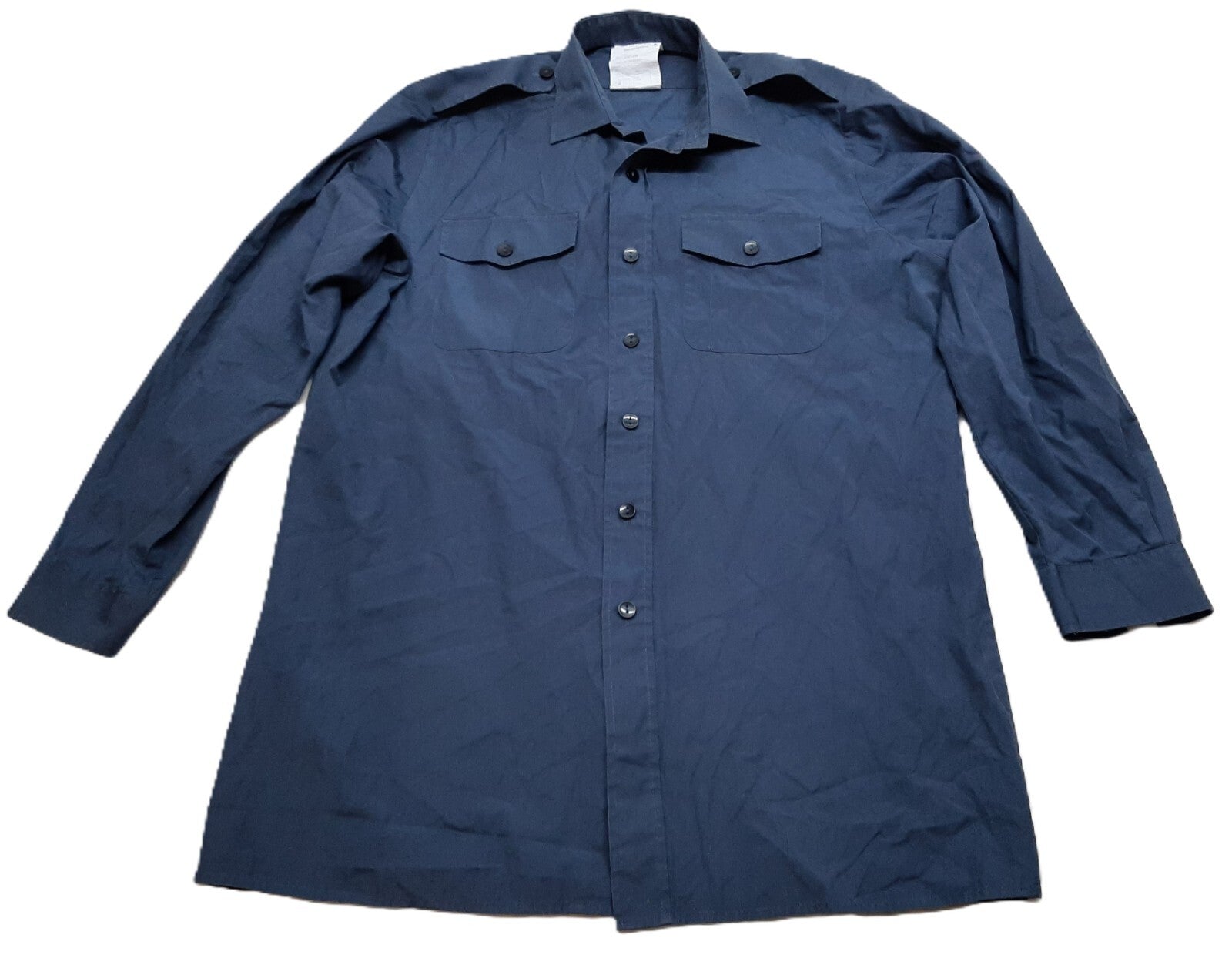 Working Shirt Long Sleeve British Forces Blue Grey Colour Asst