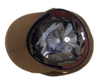 No2 Officers Hat RE British Army Goldings With Insignia & Chin Strap 57cm