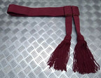 Waist Sash Belt Crimson / Maroon British OFCs Army Style - NEW