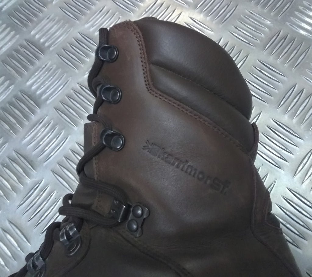 Genuine British Army Karrimor SF Cold / Wet Weather Goretex Brown Combat Boots