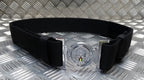 Abu Dhabi Belt Black Nylon With Buckle For Ceremonial & Parade Duties