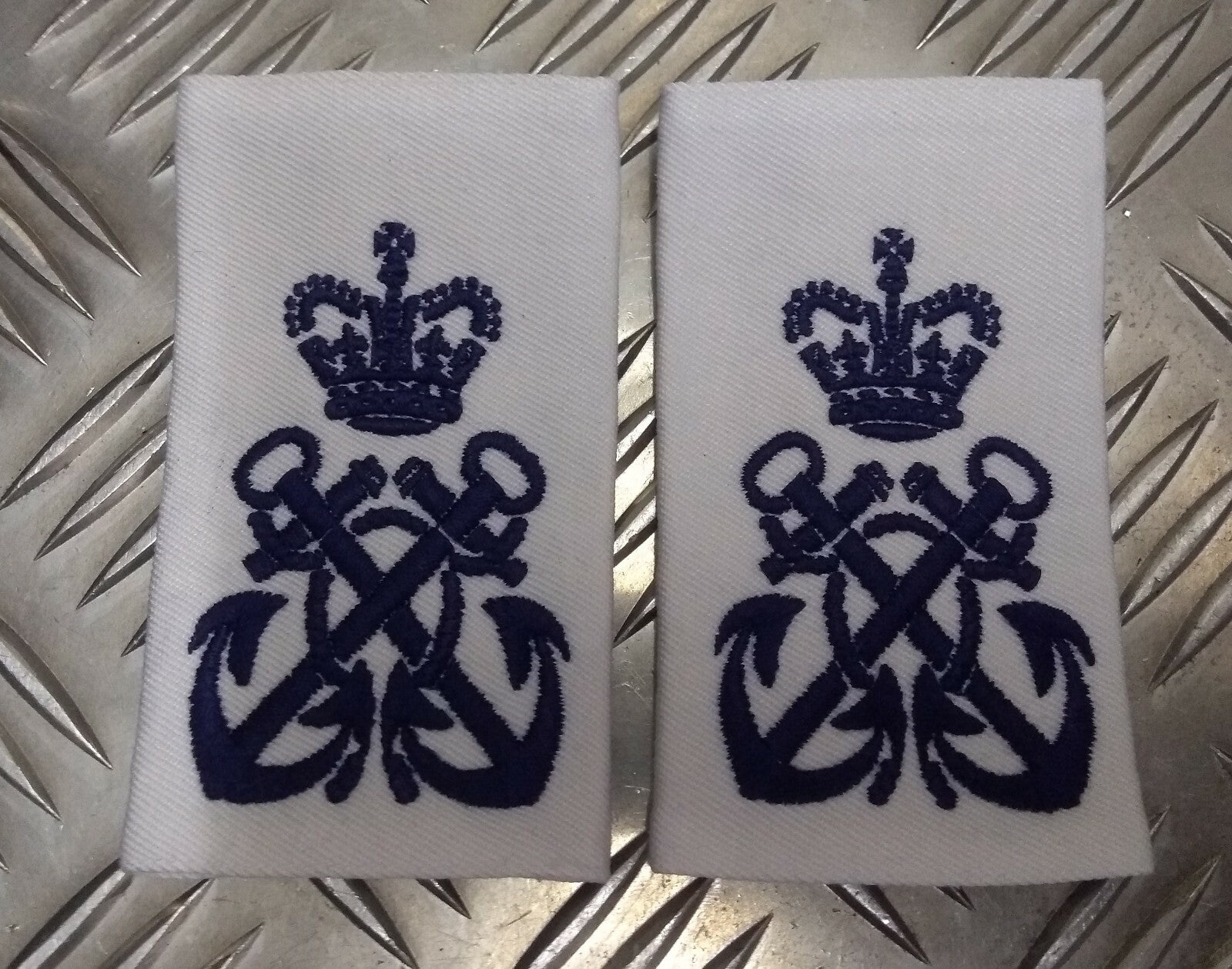 Naval PO Epaulettes RN Type Shirt Sliders Petty OFC (P.O) 1 Pair