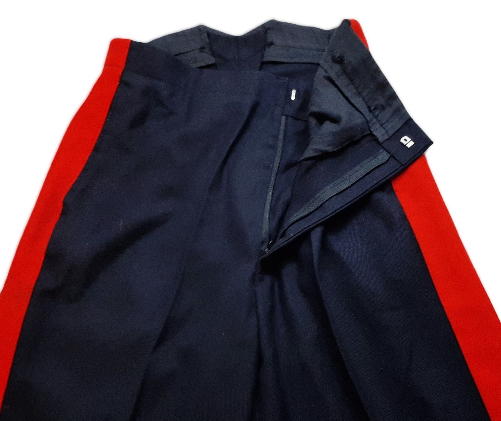 No1 Dress Trousers British Army Blues Pattern Other Ranks 2" Red Stripes W32"