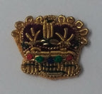 Genuine Vintage British Small Braided QC Gold Crown No Ground
