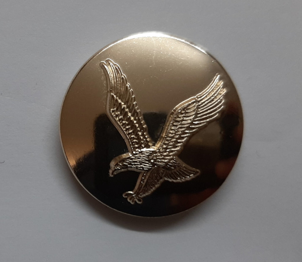 AAC Large Buttons British Army Air Corps Insignia 40L Gold No1/2 Dress X8