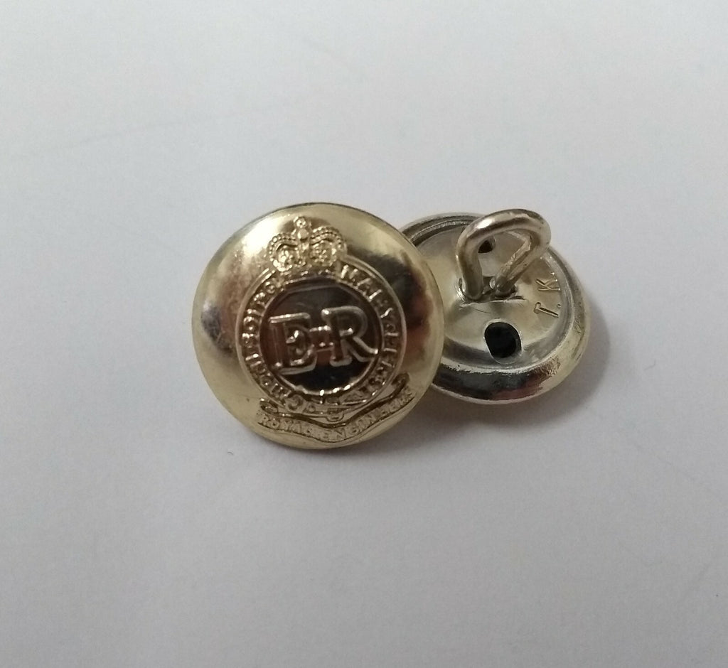 British Army Issue The Royal Engineers RE Dress Cap Buttons 22L NEW